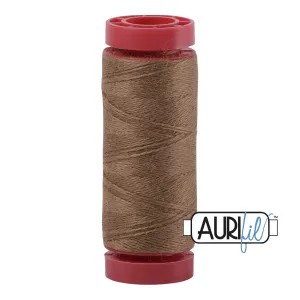 12wt - Aurifil LANA - 8322 - Pepper Dust (Med Brown) - 50m/54yds