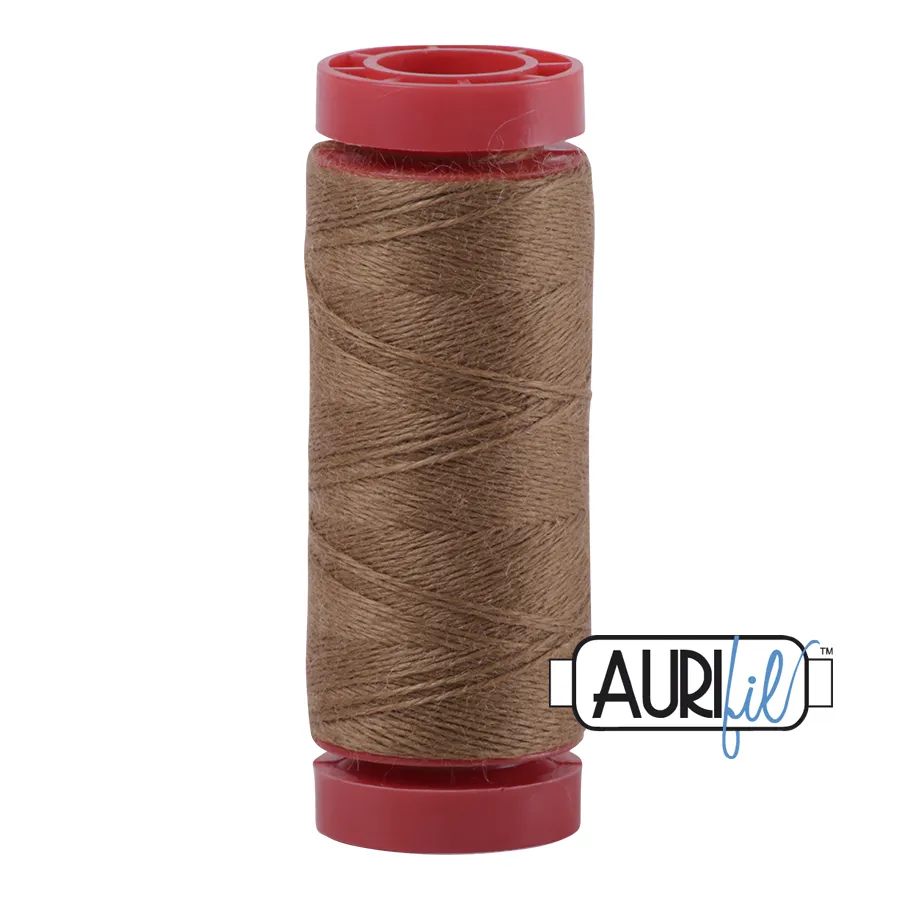 12wt - Aurifil LANA - 8322 - Pepper Dust (Med Brown) - 50m/54yds