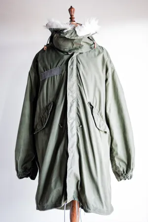 【~80's】U.S.ARMY M-65 Fishtail Parka Size.MEDIUM "Full Set"