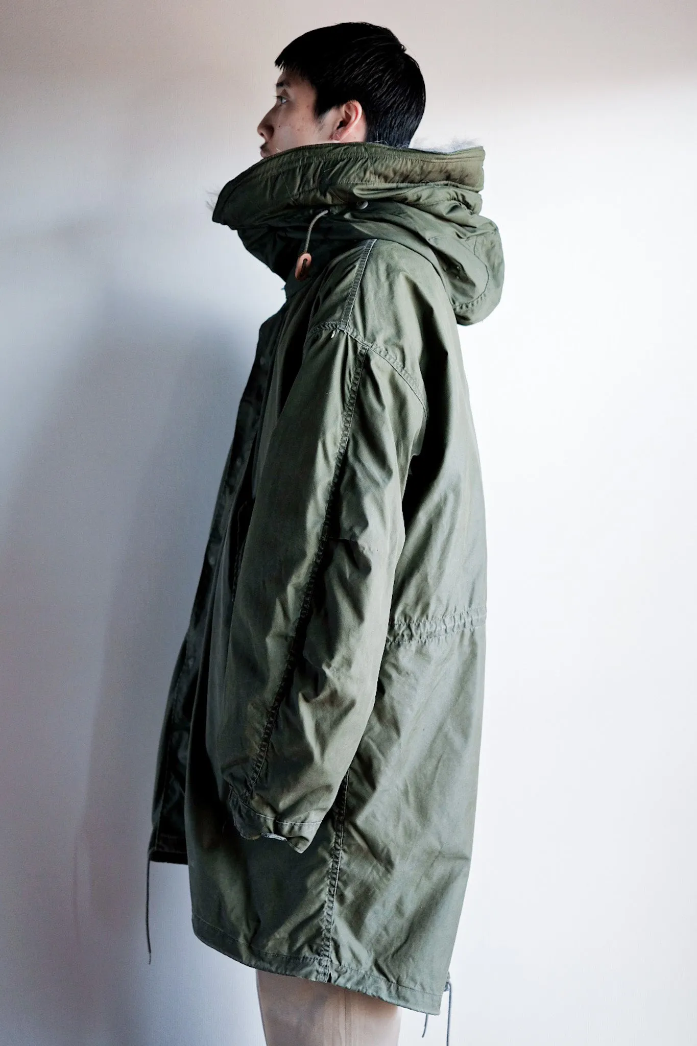 【~80's】U.S.ARMY M-65 Fishtail Parka Size.MEDIUM "Full Set"
