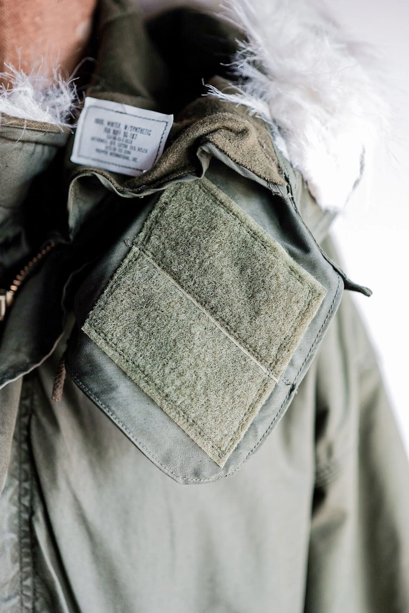 【~80's】U.S.ARMY M-65 Fishtail Parka Size.MEDIUM "Full Set"