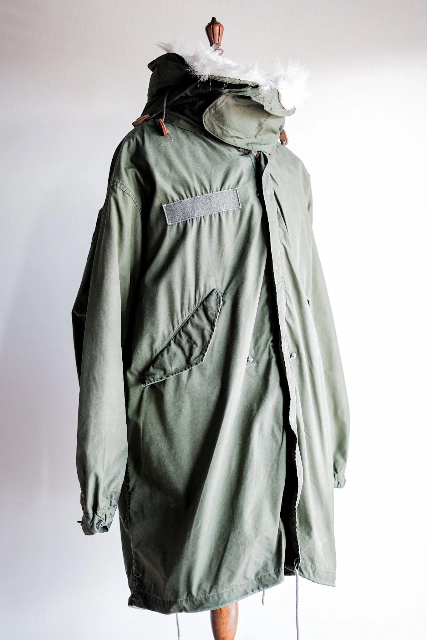【~80's】U.S.ARMY M-65 Fishtail Parka Size.MEDIUM "Full Set"