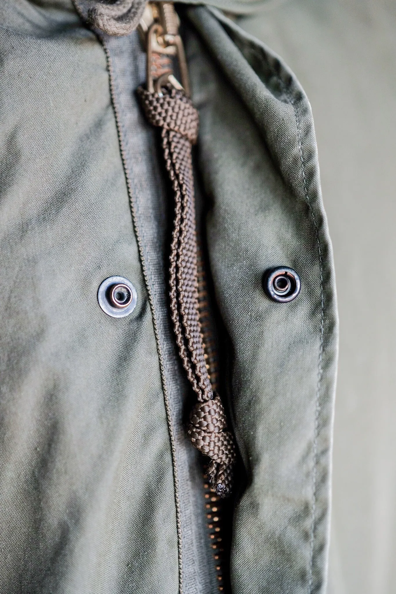 【~80's】U.S.ARMY M-65 Fishtail Parka Size.MEDIUM "Full Set"