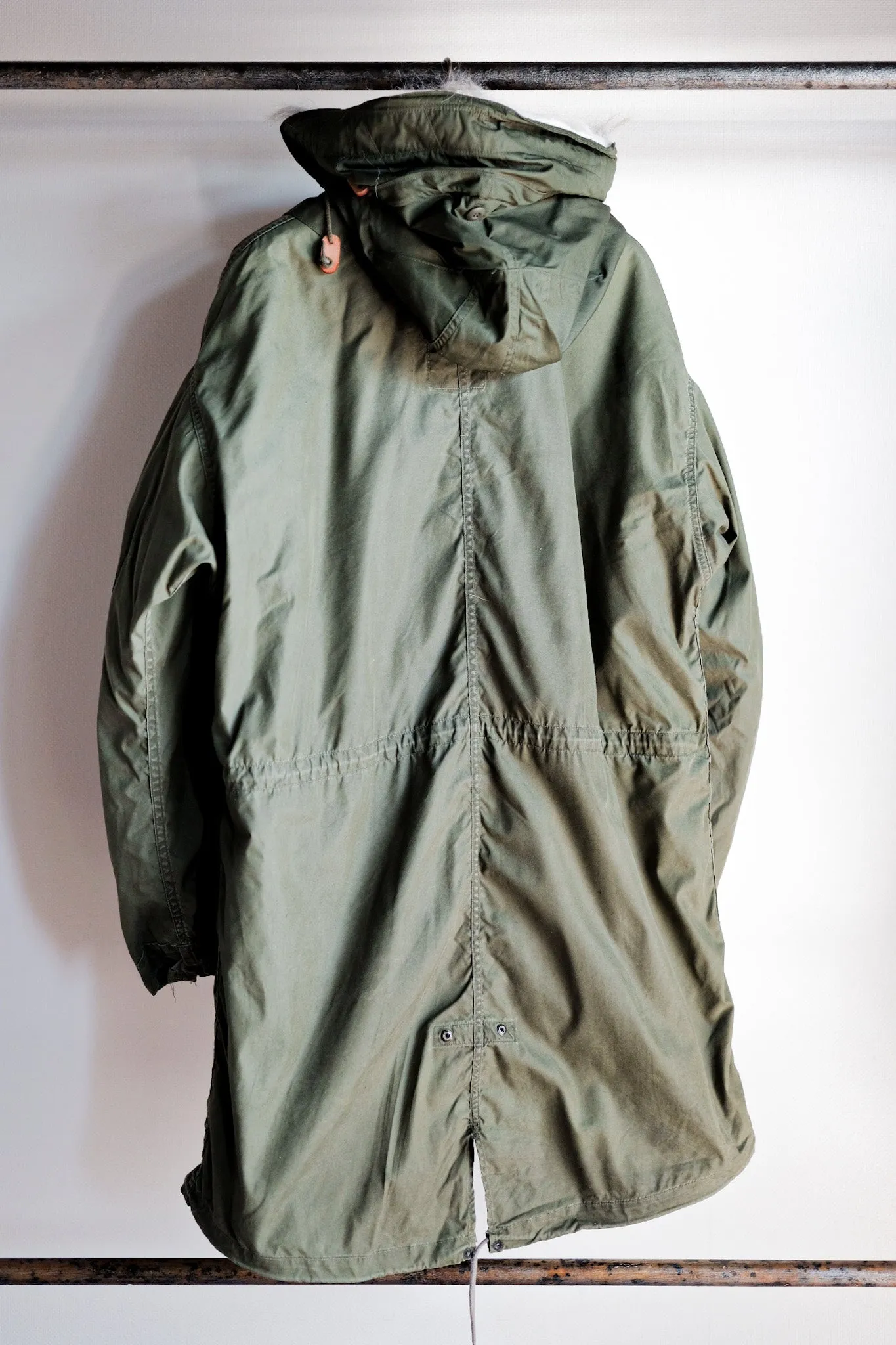 【~80's】U.S.ARMY M-65 Fishtail Parka Size.MEDIUM "Full Set"