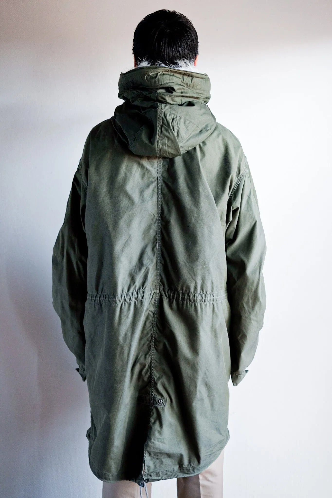 【~80's】U.S.ARMY M-65 Fishtail Parka Size.MEDIUM "Full Set"