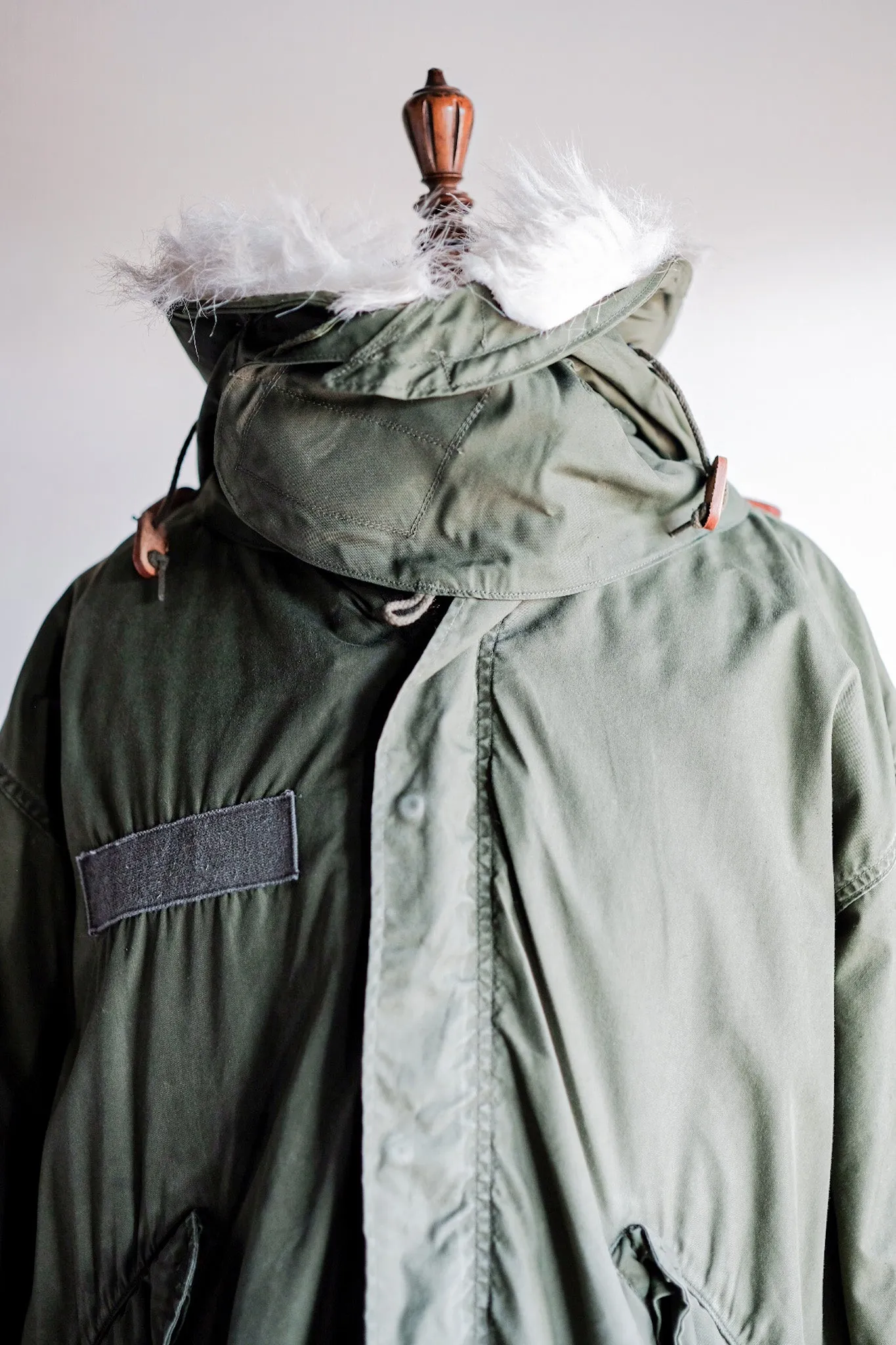 【~80's】U.S.ARMY M-65 Fishtail Parka Size.MEDIUM "Full Set"