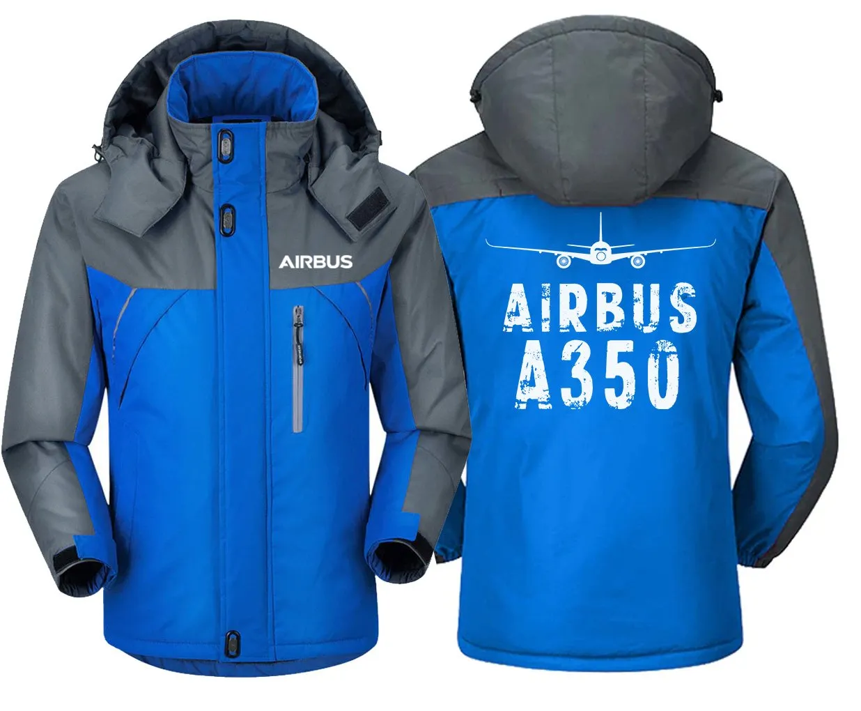Airbus A350 Winter Jacket - Water-Resistant, Windproof, Slim Fit Design with Utility Pocket