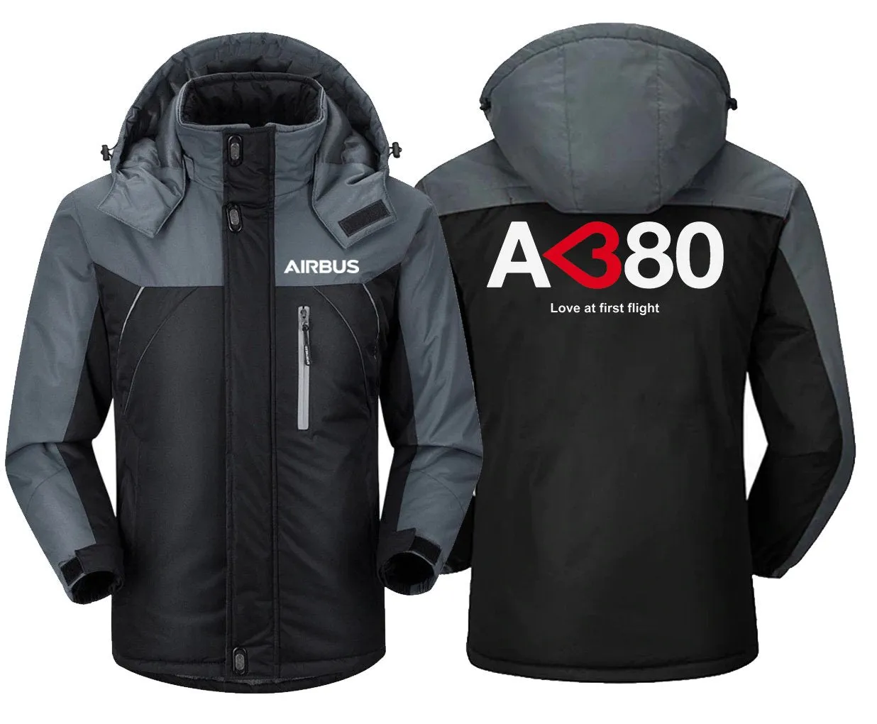 Airbus A380 Winter Jacket - Water Resistant, Slim Fit, Stylish Design with Utility Pocket