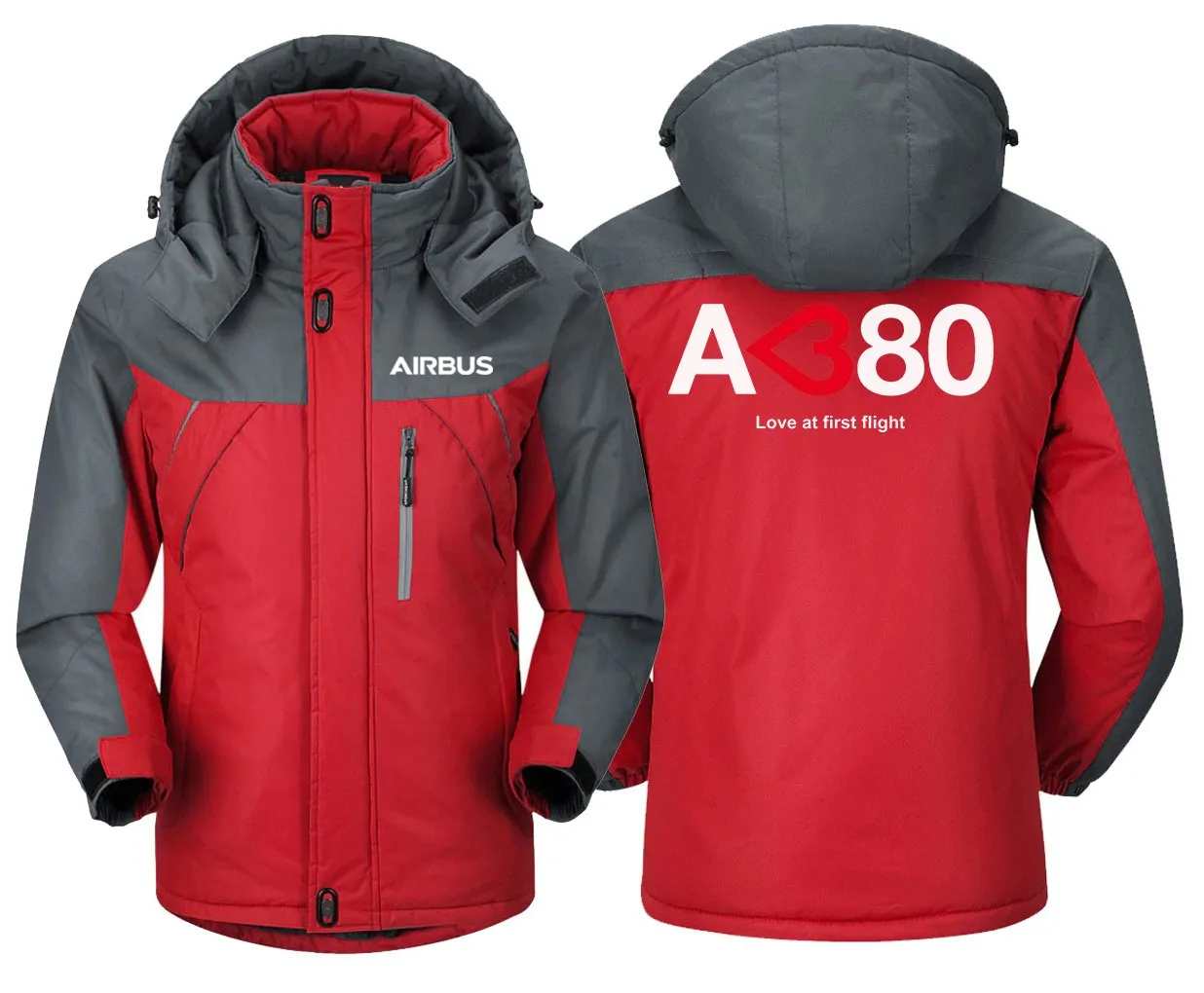 Airbus A380 Winter Jacket - Water Resistant, Slim Fit, Stylish Design with Utility Pocket