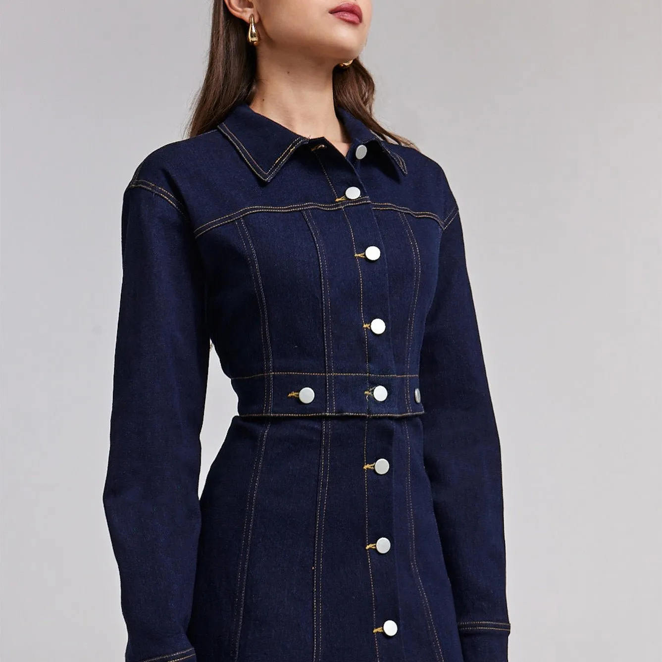 Asymmetrical Denim Jacket
