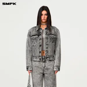 Compass Permanent Denim Jacket Dust Gray