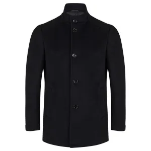 Daniel Grahame Wool-Rich Overcoat | Black