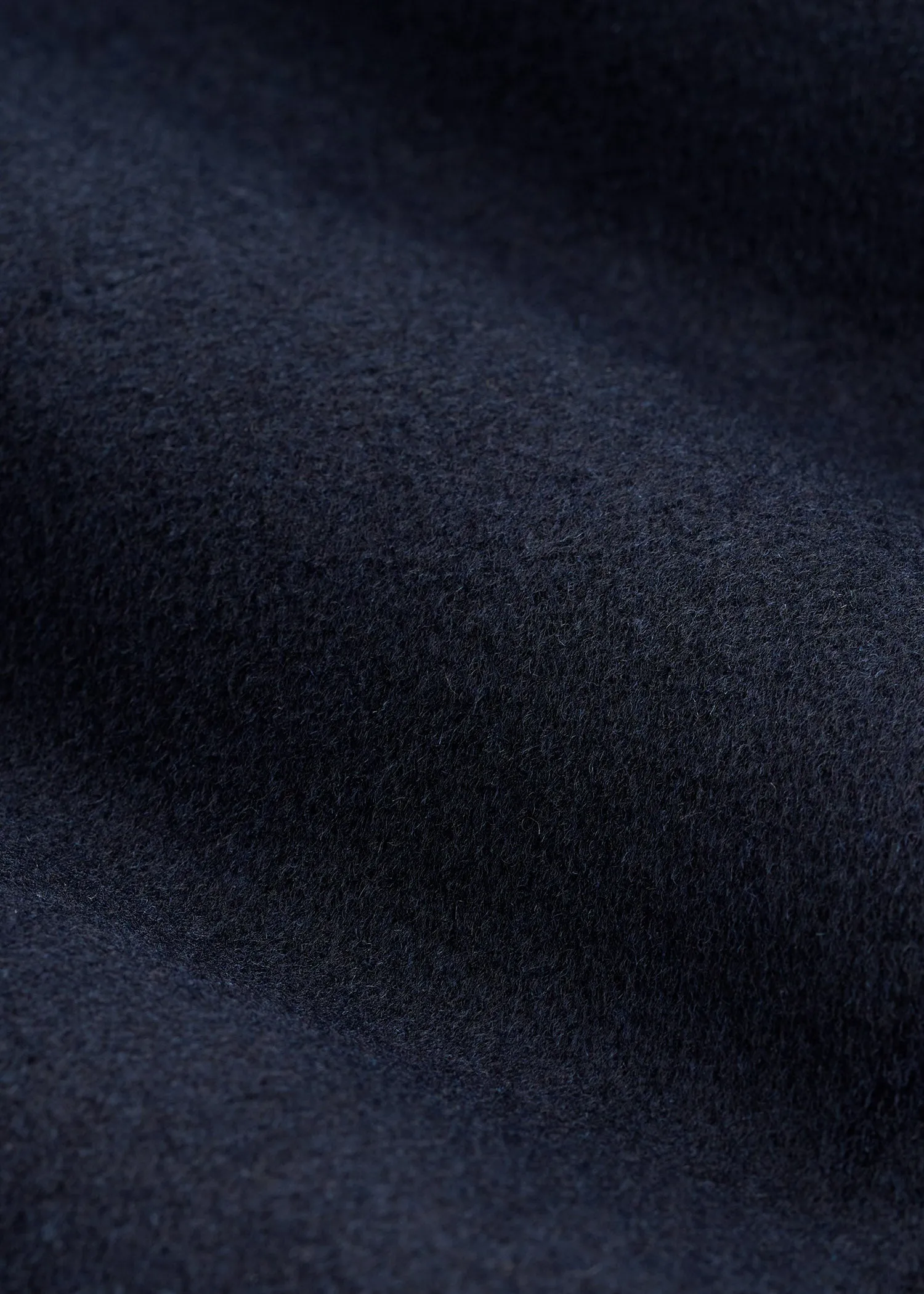 Double-Breasted Wool Peacoat for Tall Men in Deep Navy
