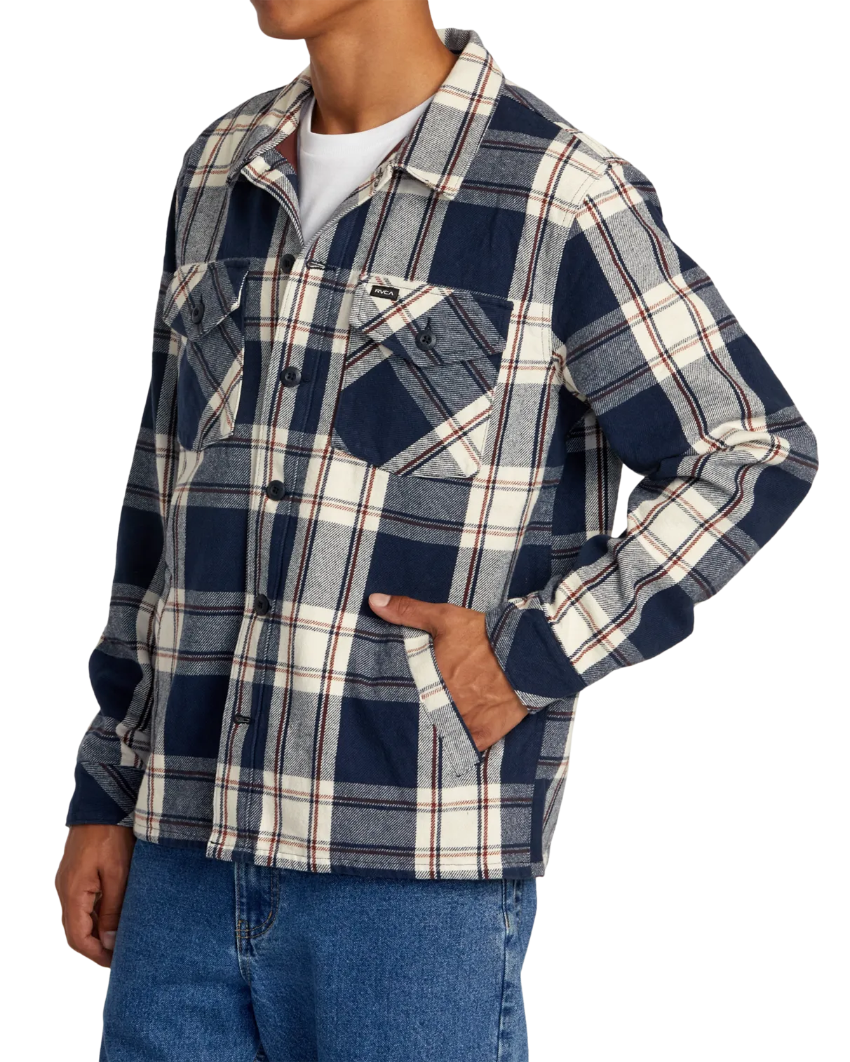 Flight Risk Shirt Jacket in Moody Blue