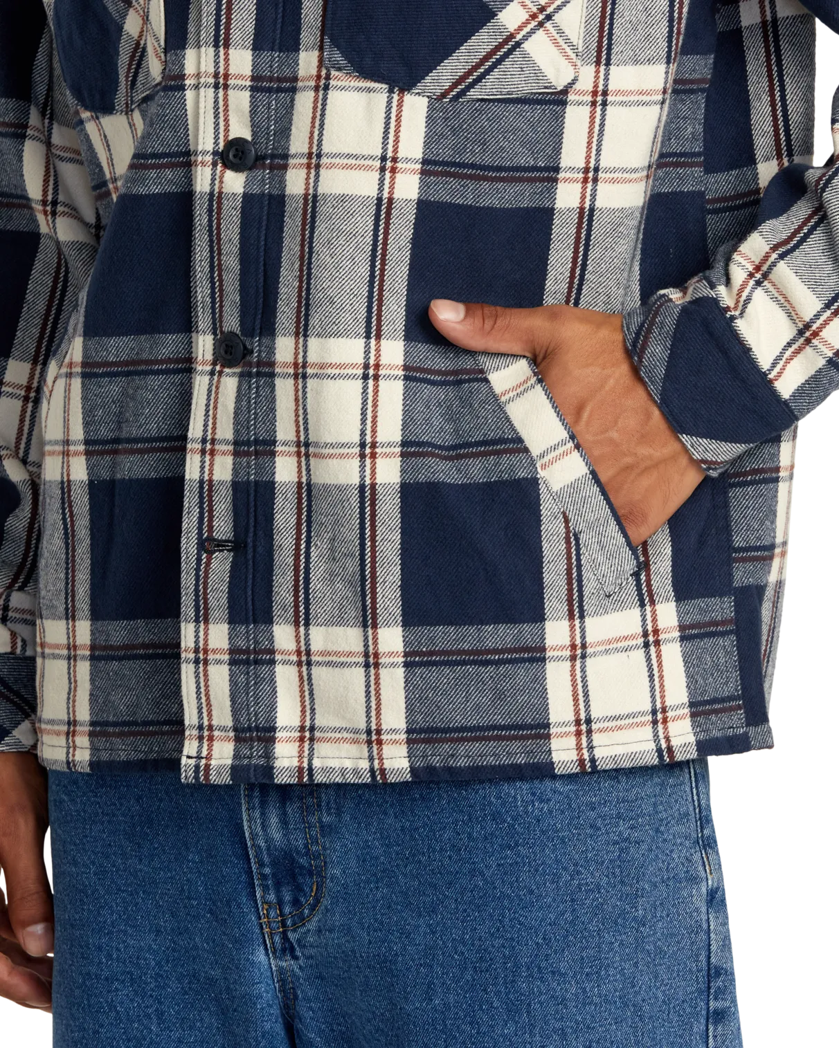 Flight Risk Shirt Jacket in Moody Blue