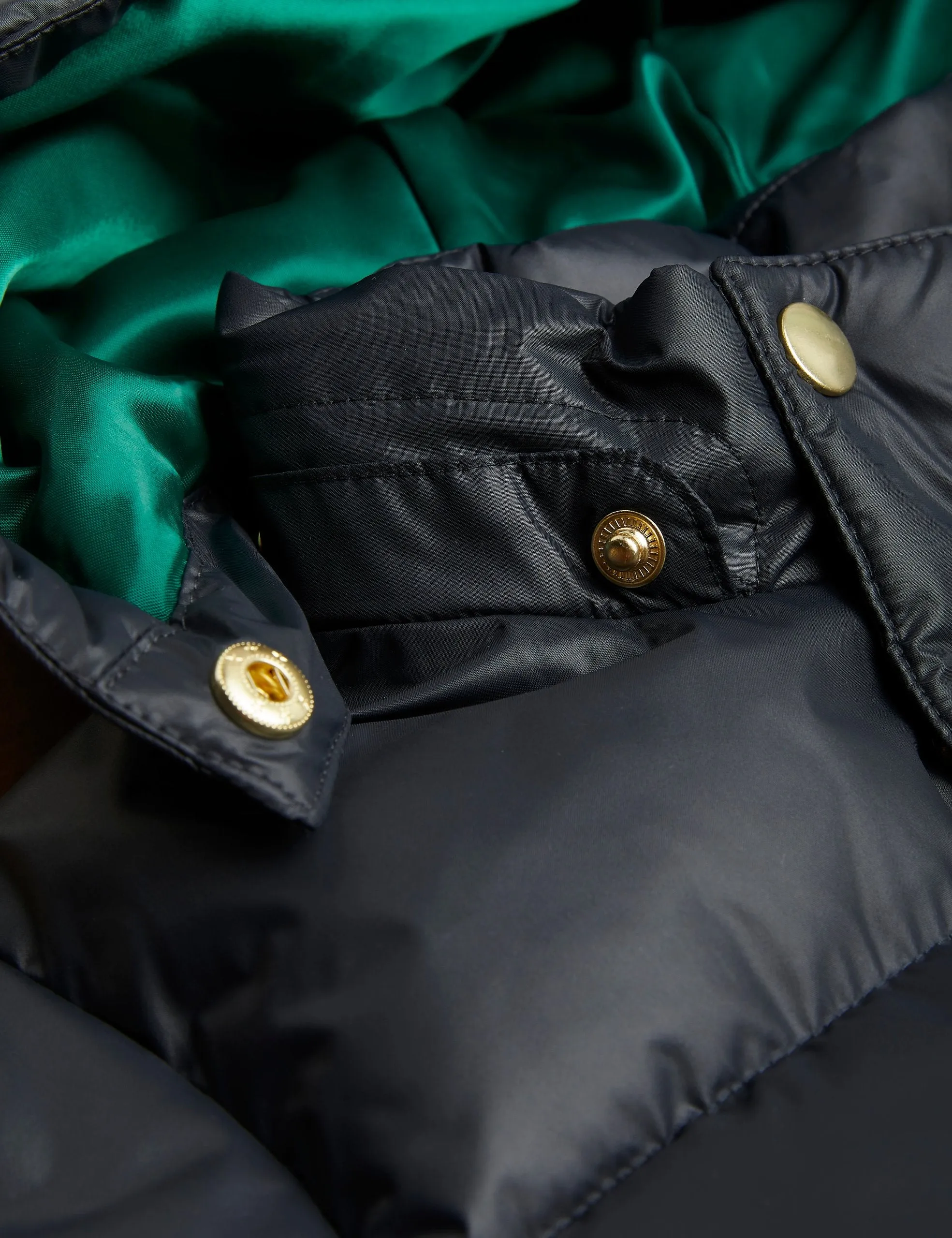 Heavy puffer jacket black