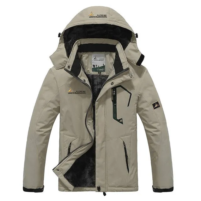 Hooded Windbreaker Winter Parka