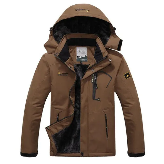 Hooded Windbreaker Winter Parka