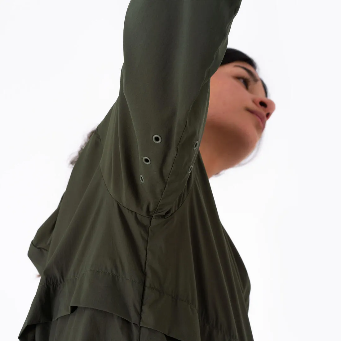 Kalenji Women's Running Jacket Wind Breath - Windproof - Khaki
