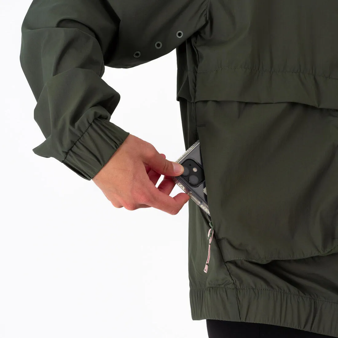 Kalenji Women's Running Jacket Wind Breath - Windproof - Khaki