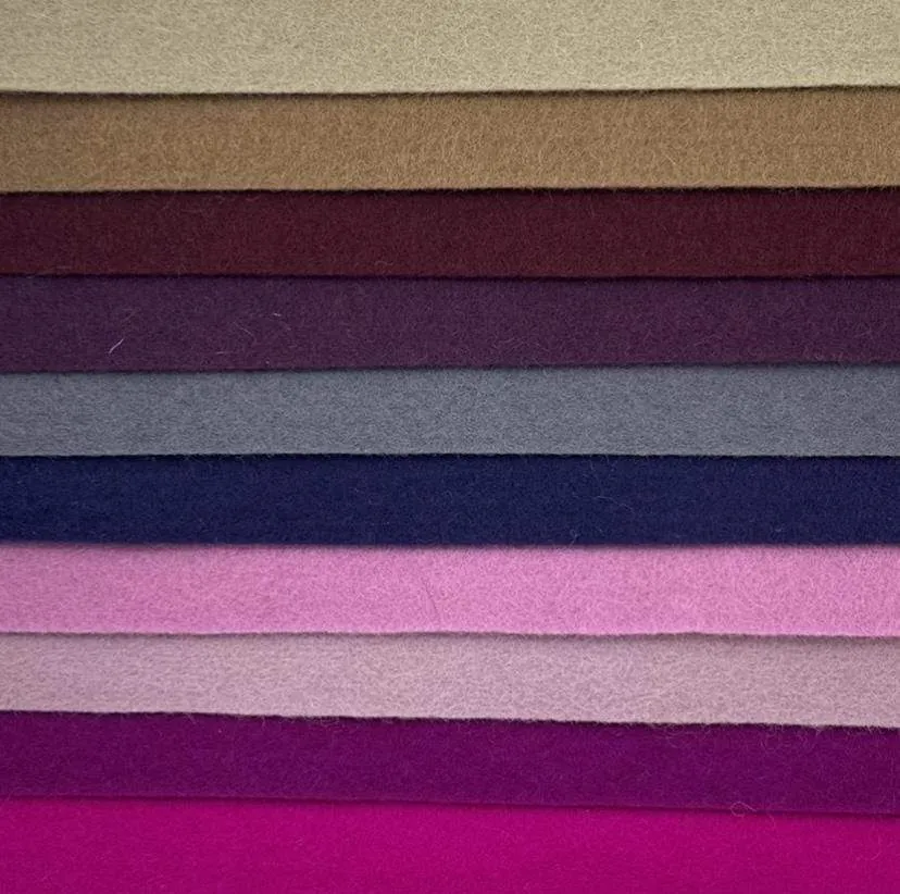 Large Wool Felt Roll - Rainy Morning