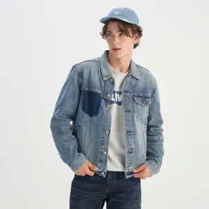 Levi's® Men's Vintage-Inspired Patchwork Denim Jacket