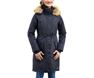 Merrell Lohri Long Redux Parka Jacket-Black Melange-Size X-Small
