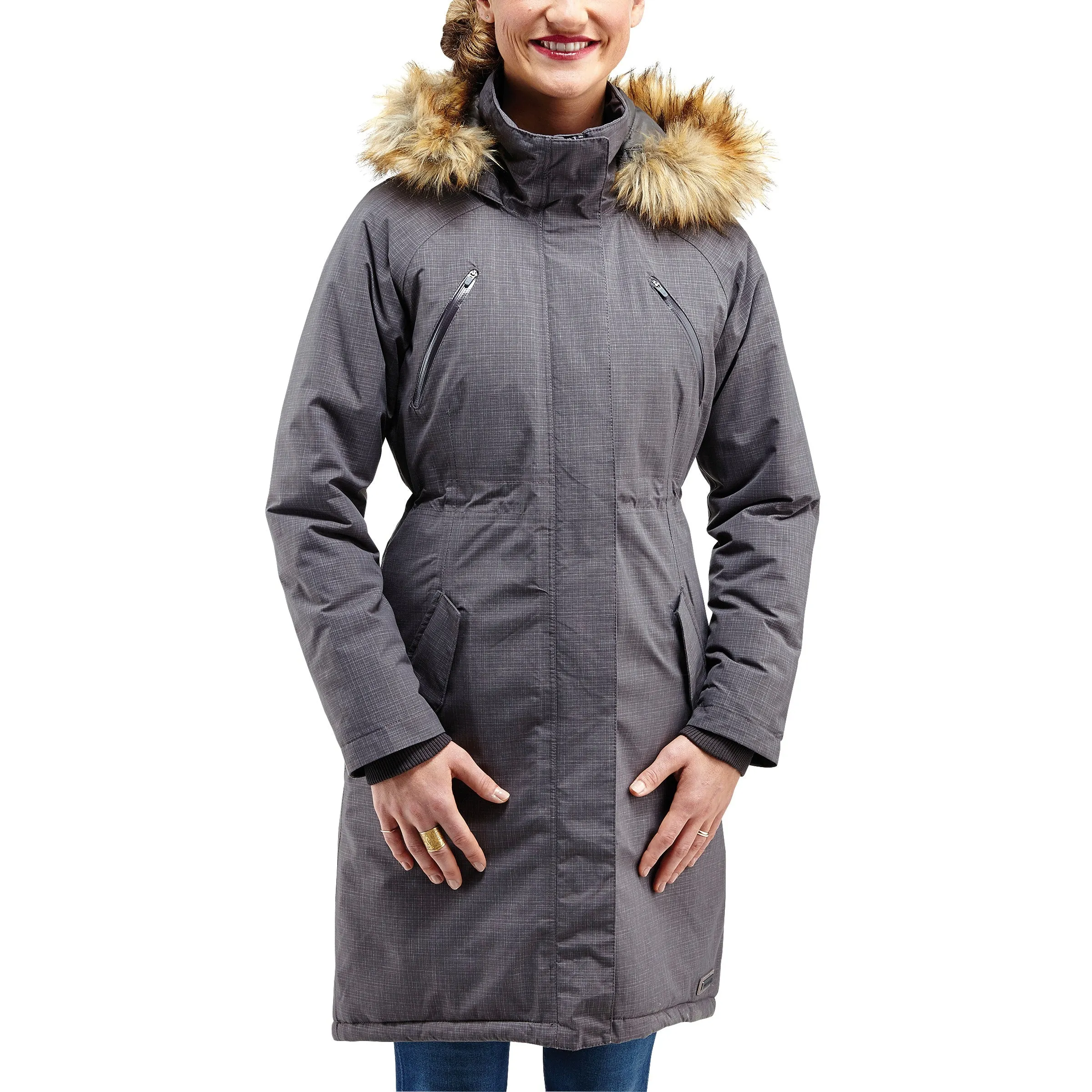 Merrell Lohri Long Redux Parka Jacket-Shadow Melange-Size X-Small