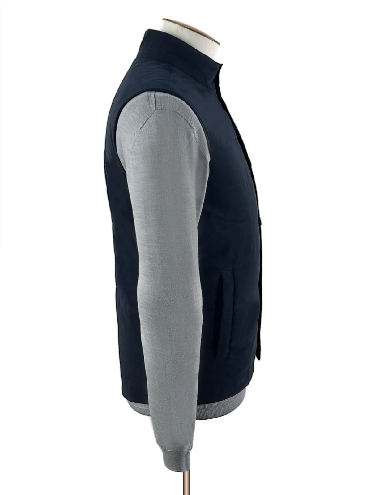Midnight Quilted Vest