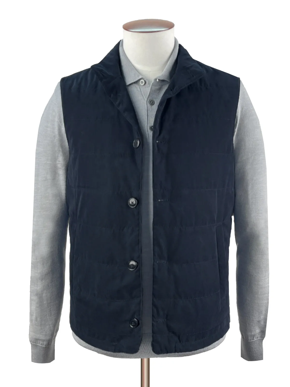 Midnight Quilted Vest