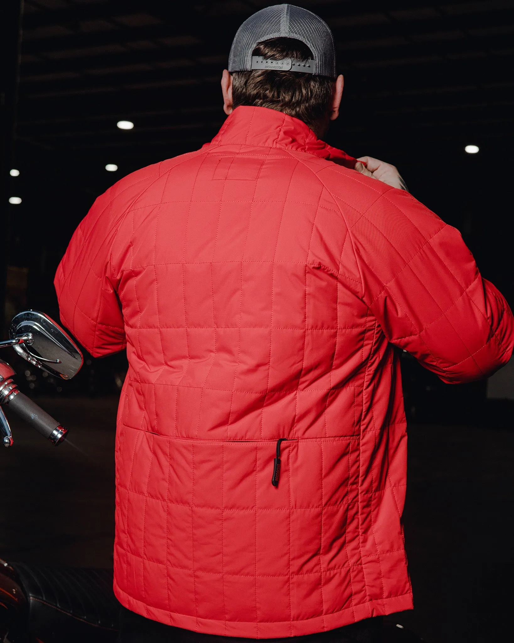 Nomad Puffer Jacket - Red