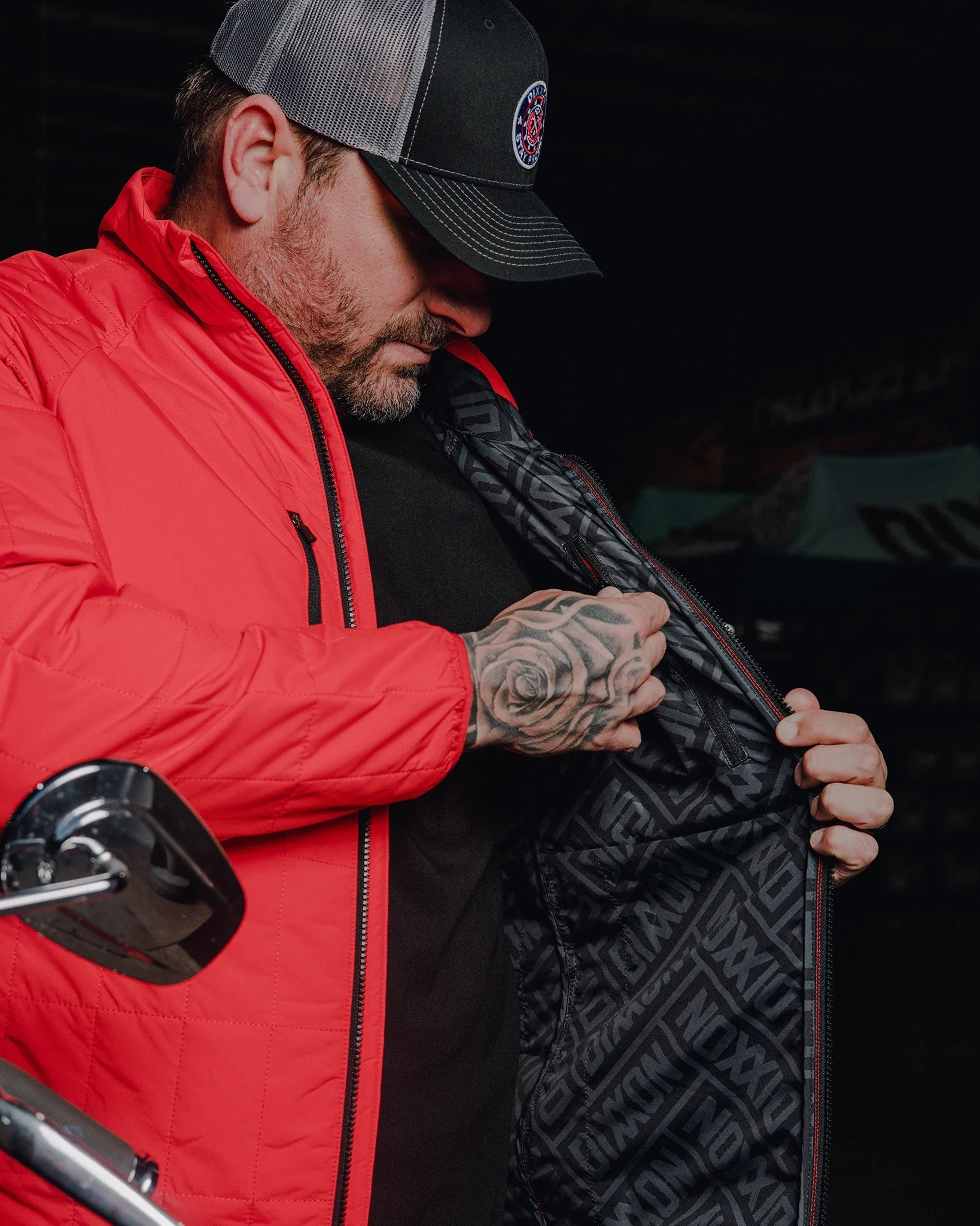 Nomad Puffer Jacket - Red