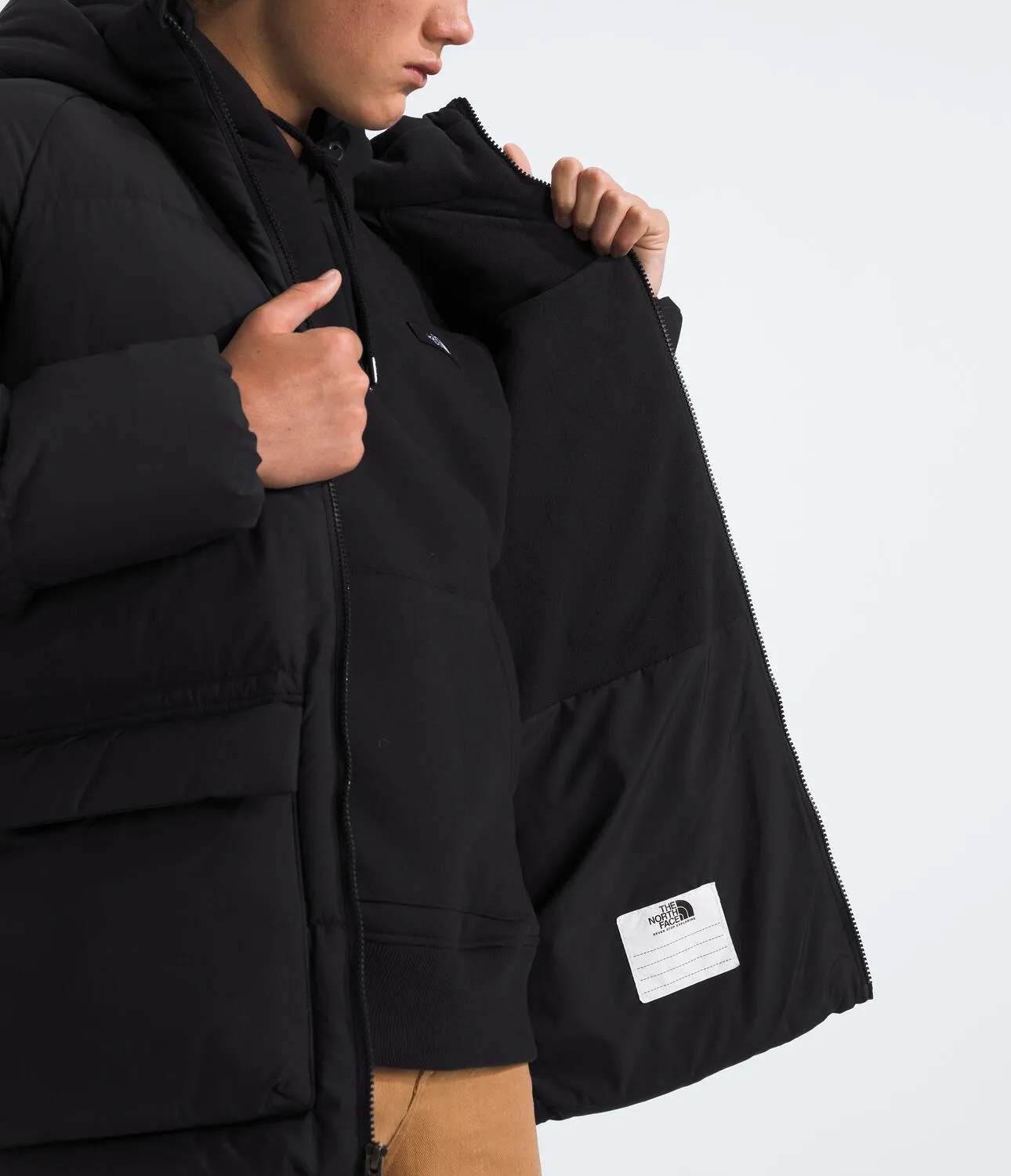 North Down Fleece-Lined Short Parka (Teens') - NF0A88UW