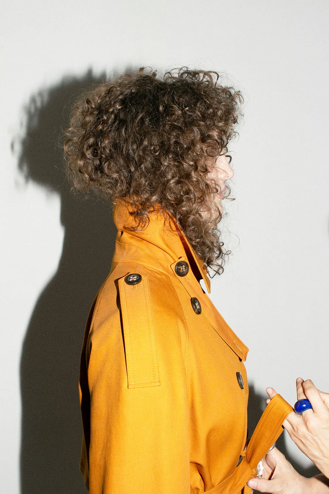 Pecan Lois Trench Coat