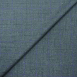 Pure Wool Plaid Black Dormeuil Ecio Patagonian & Australian Fabric
