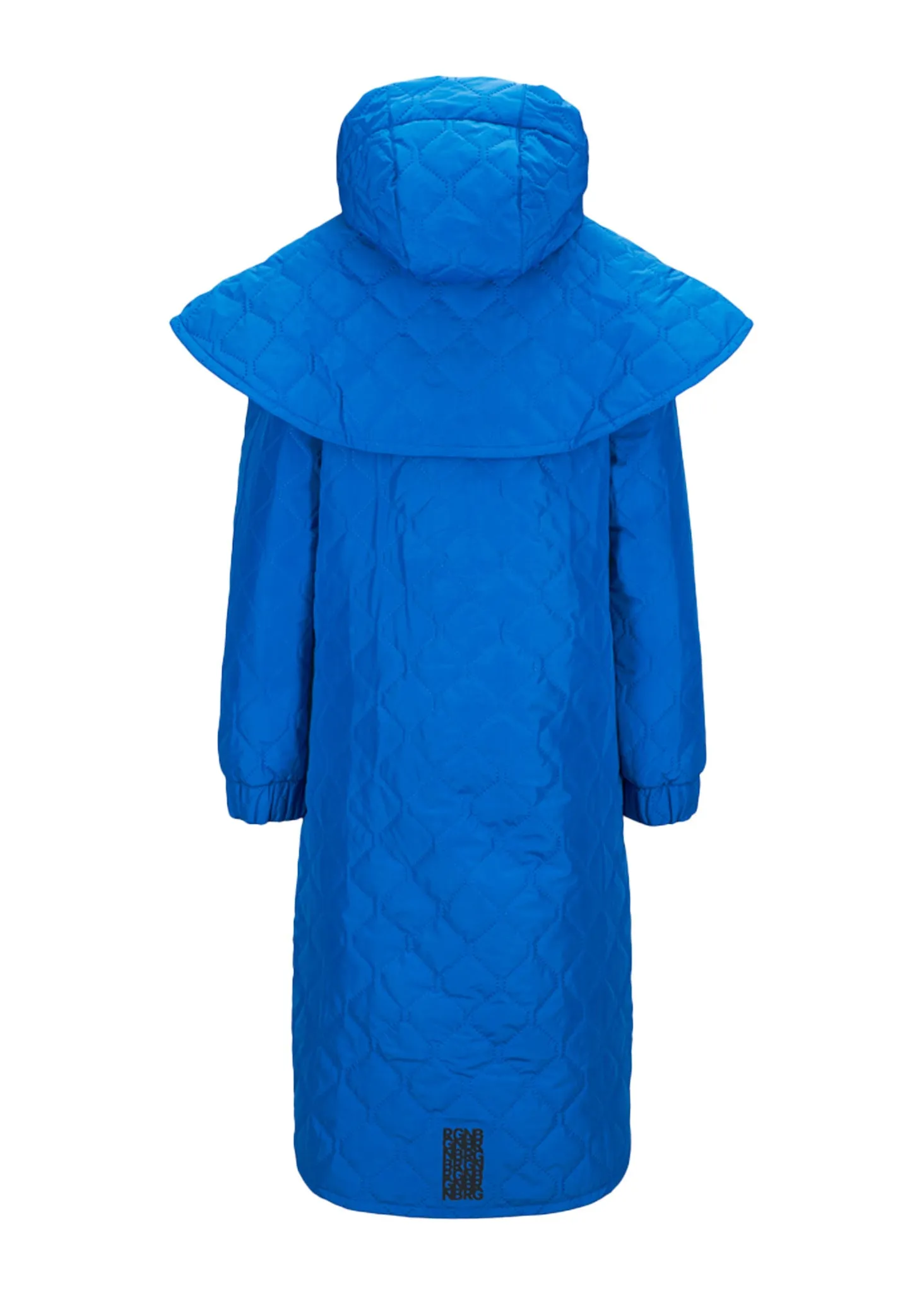 Quilted Tyfon Coat - Palace Blue