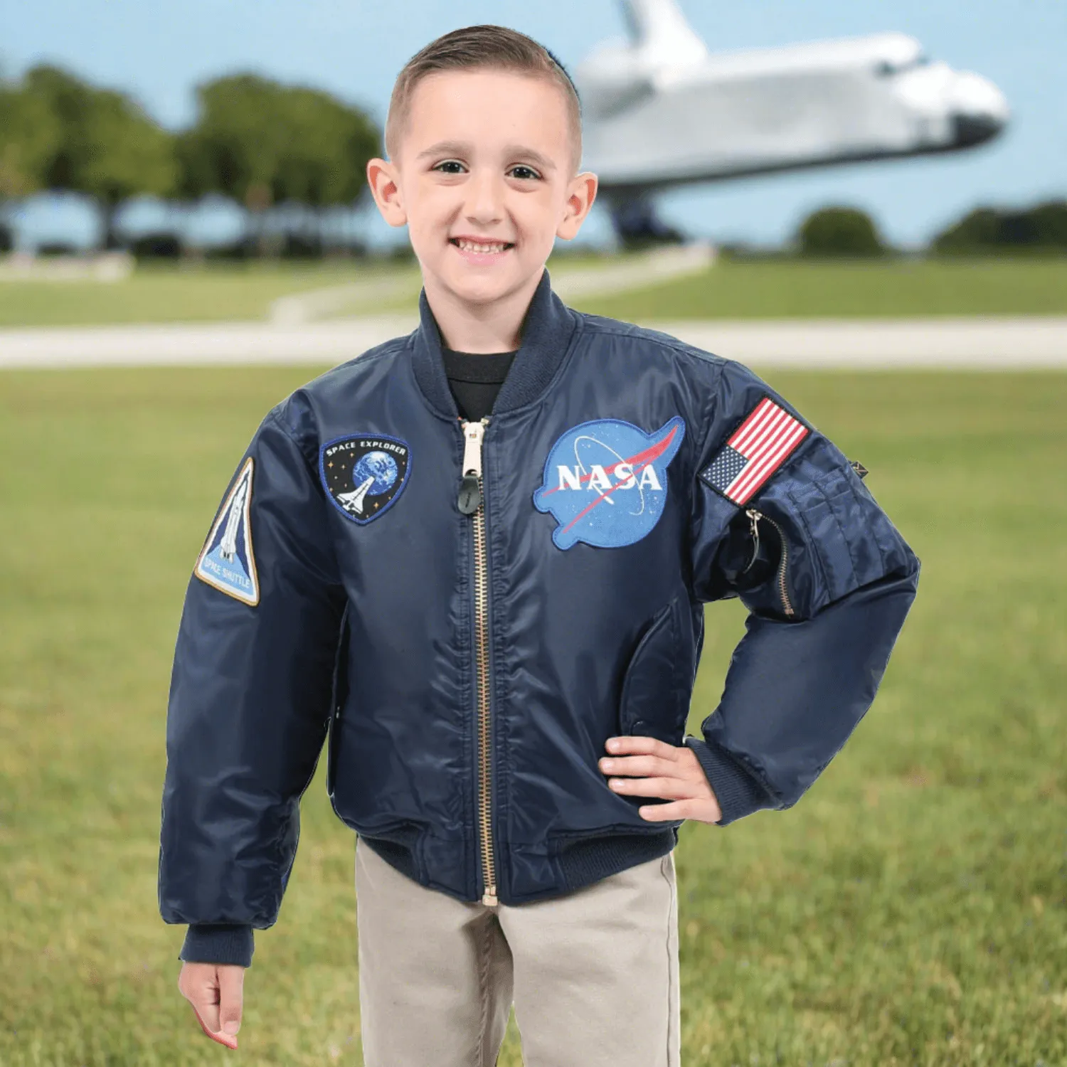 Rothco Kids NASA MA-1 Flight Jacket