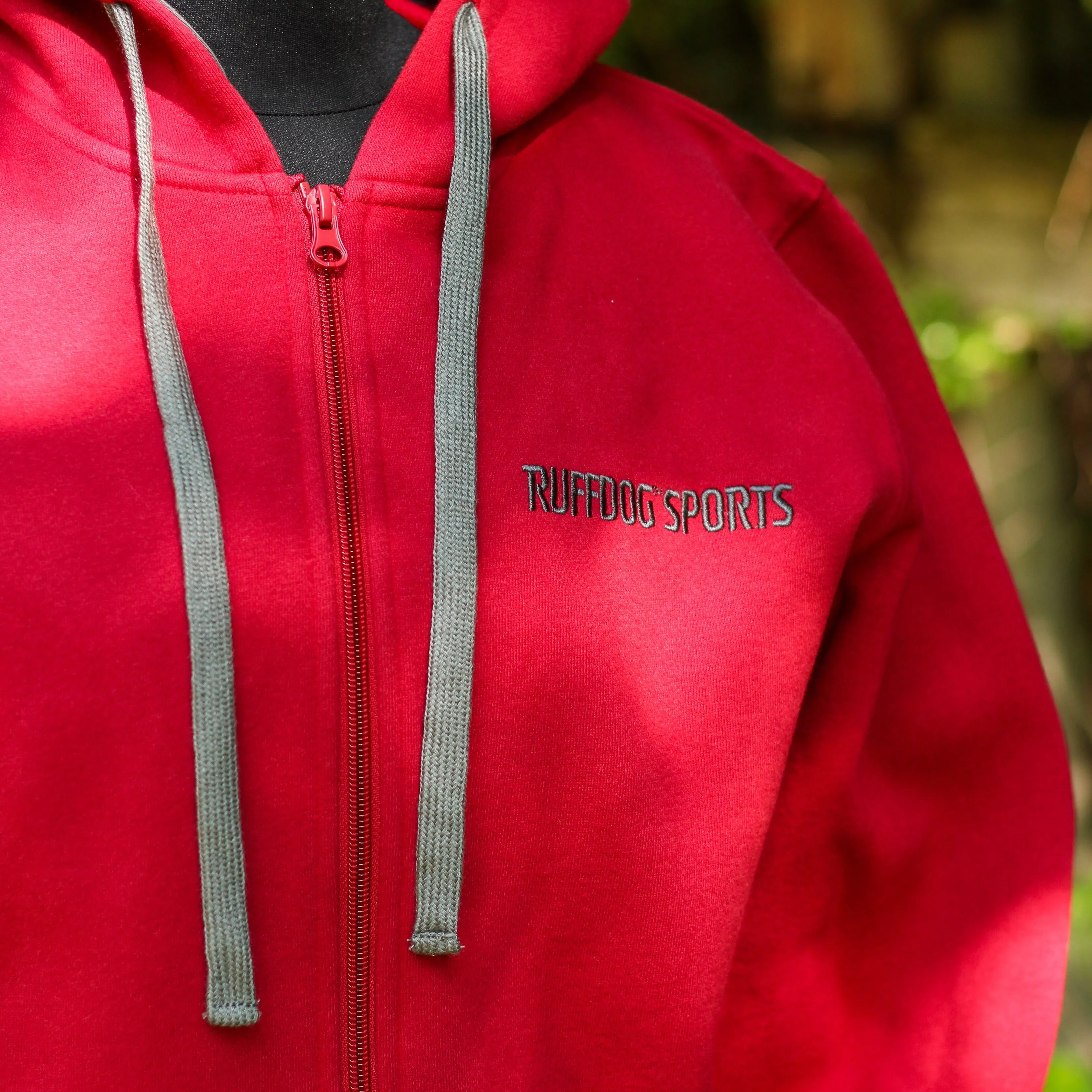 Ruffdog ODIN Hooded Fleece Dog Trainer Jacket BRICK