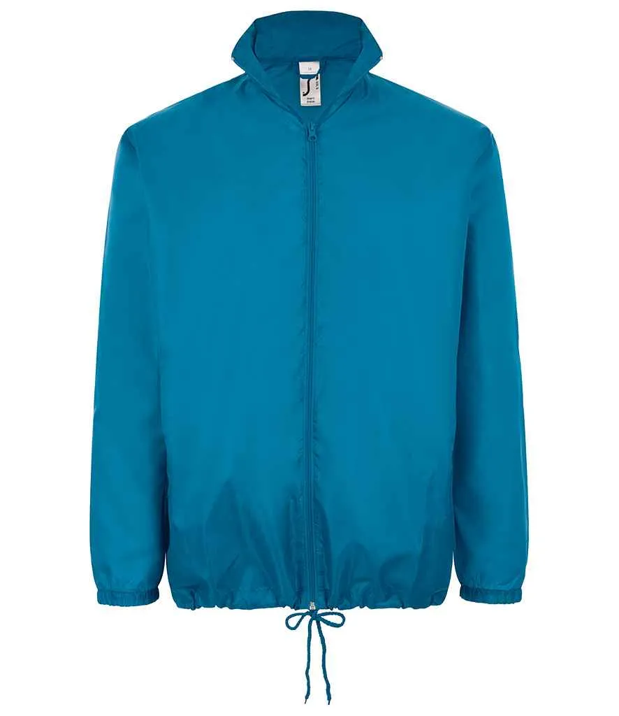 SOL'S Unisex Shift Windbreaker Jacket | Aqua