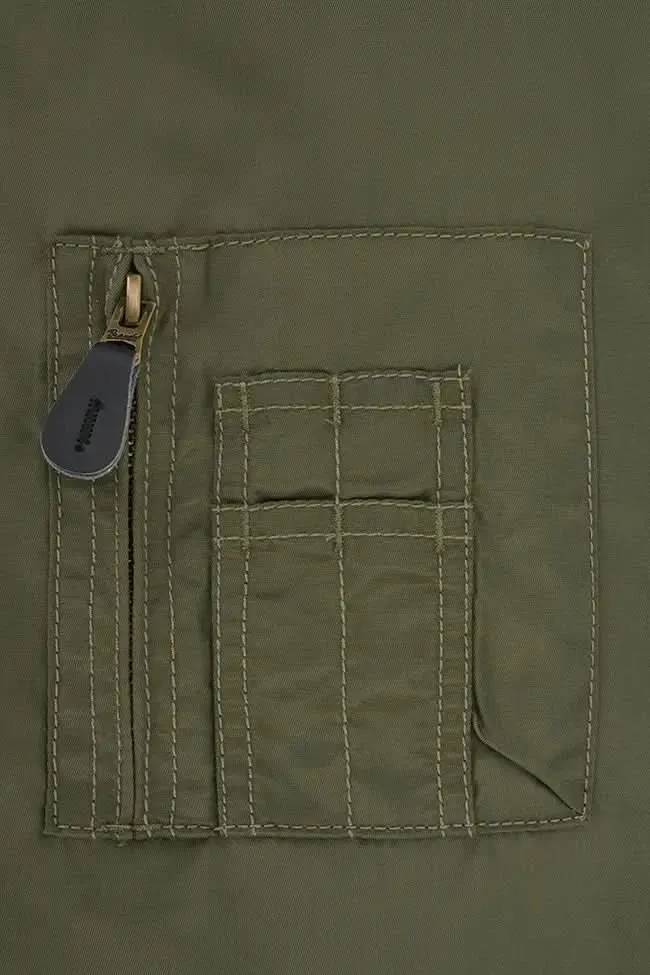Teddy Fur-Infused Flight Jacket with Cozy Lining