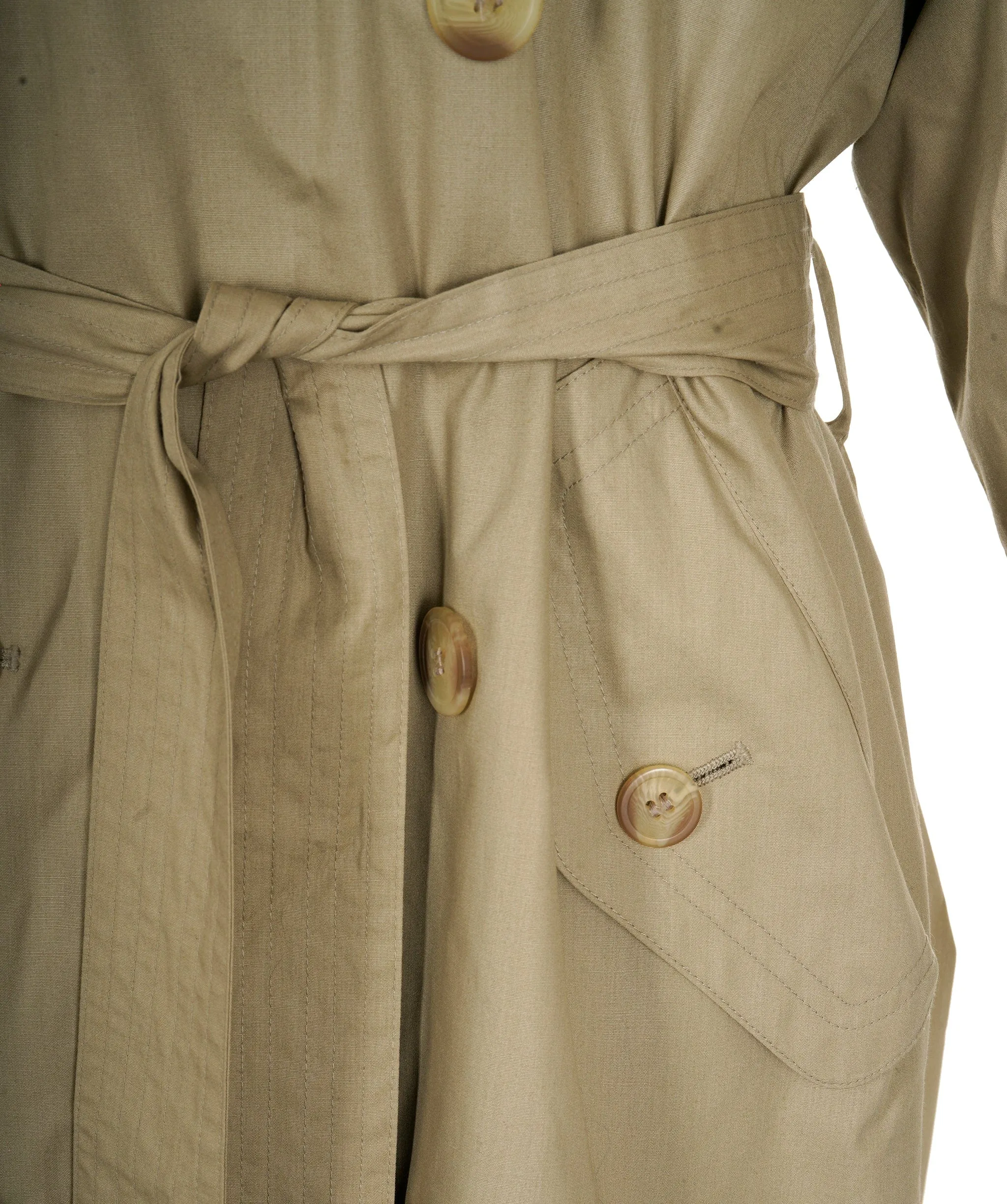 Unworn! Vintage Yves Saint Laurent Mens Trench Coat 40IT/50 YSL Fits XL 2XL ASL9769