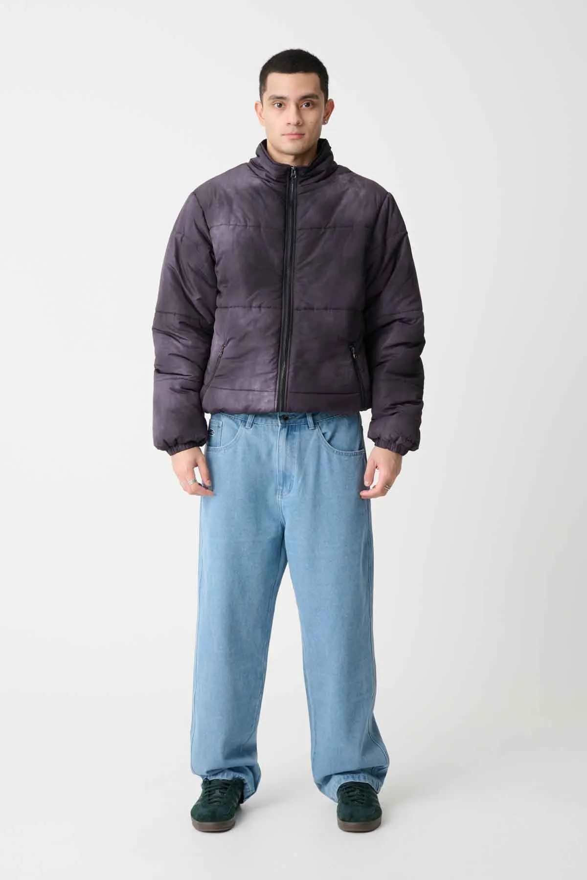 WAVE DYE PUFFA - OVERDYED BLACK