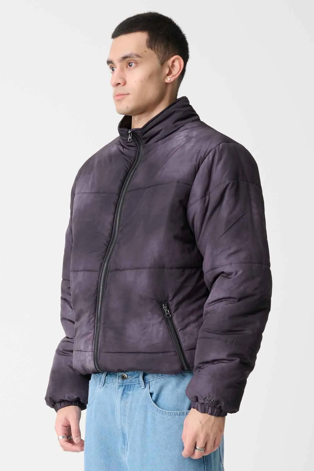 WAVE DYE PUFFA - OVERDYED BLACK