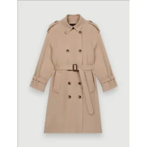Women Double-Faced Trench Coat - Beige