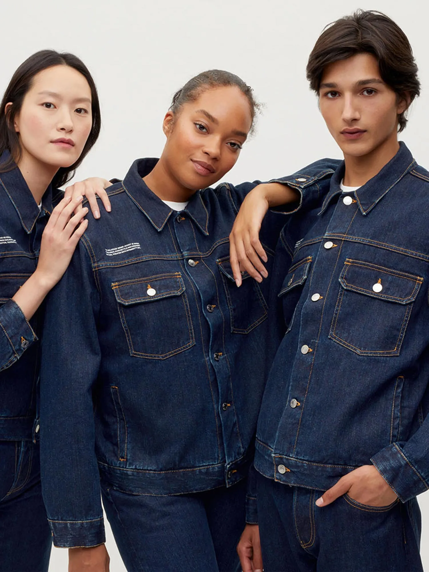Womens Nettle Denim Jacket—rinse wash